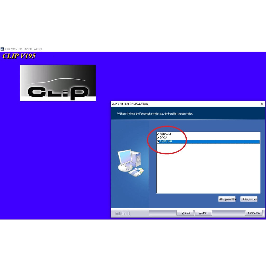 Renault Dacia CanClip 195 + Reprog 181 von 03.2020 plus CanClip Tool 2.6, Pin Extractor 2 und RENAULT IMMO calculator
