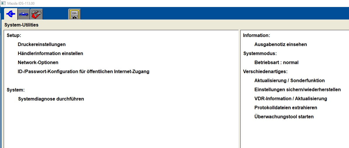 Mazda IDS 113.00 + Kalibrierungen C93 Diagnose Software von 11.2019 zum selber installieren