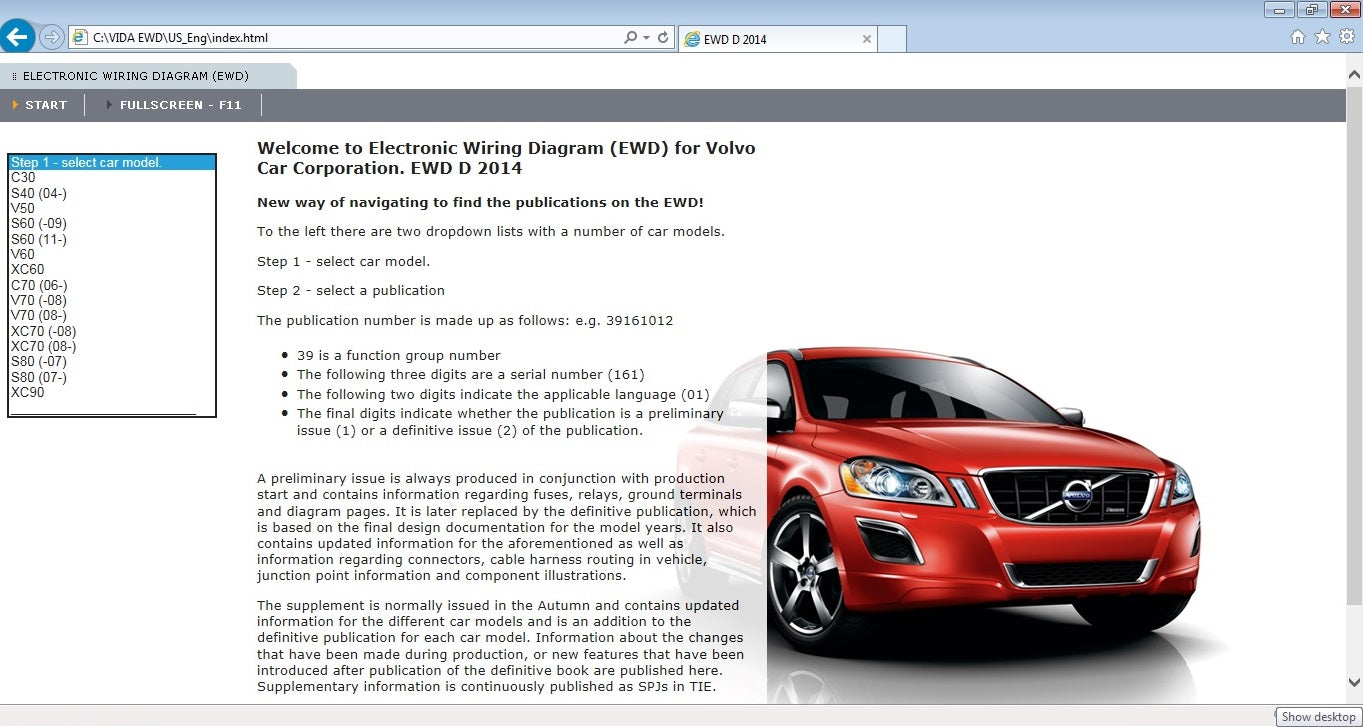 Volvo VIDA EWD Schalt & Stromlaufpläne 2014D VM-WARE- Lebenslange Lizenz