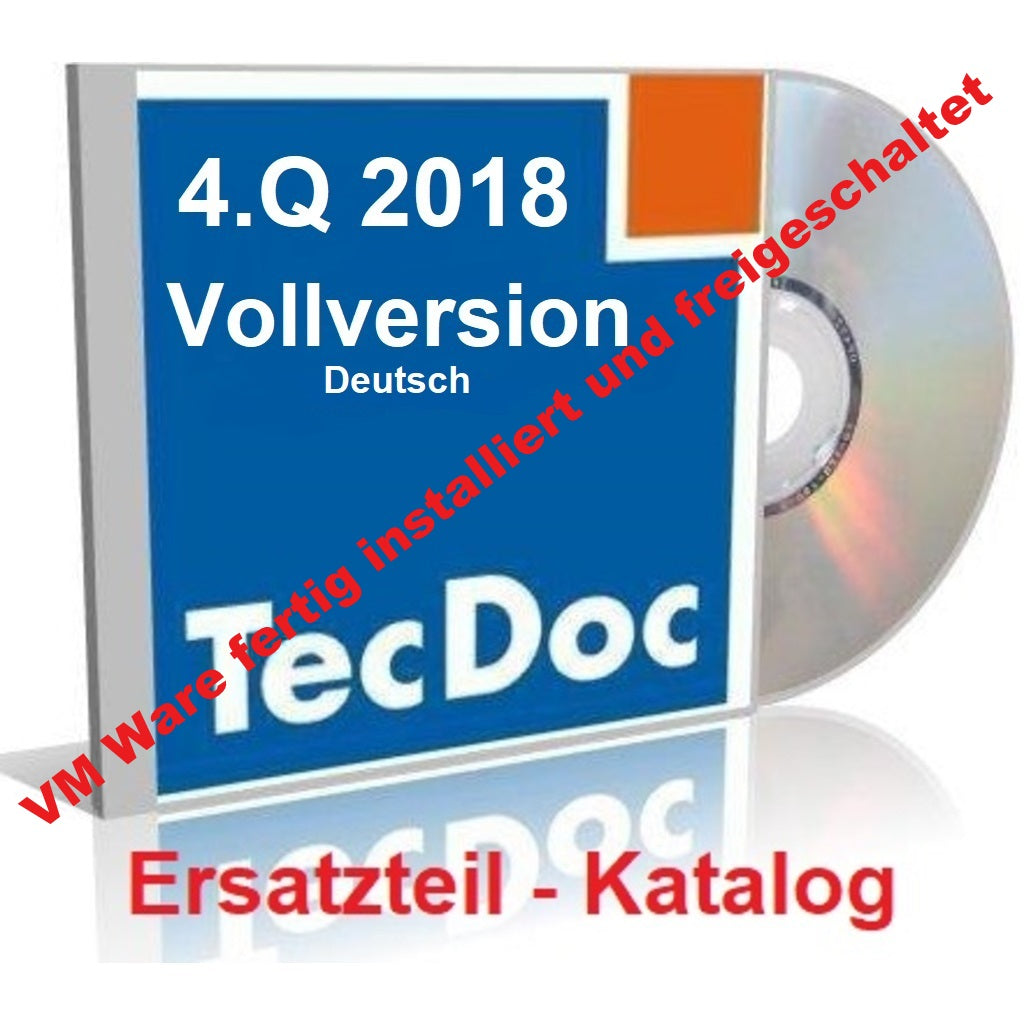 ​TecDoc 4Q.2018 Teile-Katalog, Vollversion fertig installiert