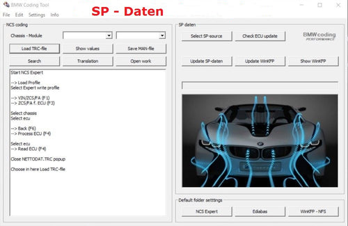 BMW neueste SP-DATEN V 61.4.002 für WinKFP, Tool32, NCS Expert. Juli 2017