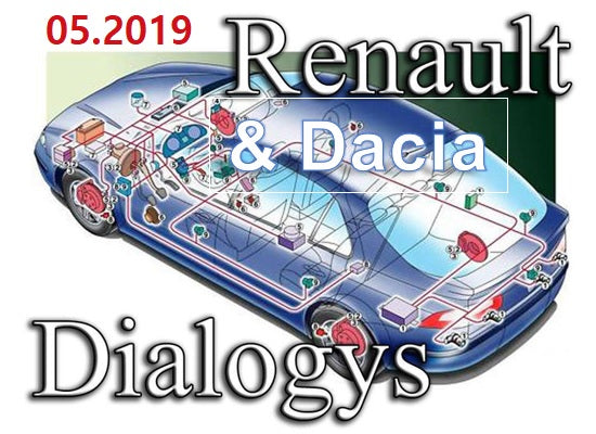 Renault Dacia Dialogys 05/2019 Applikation Programm 7.5.6 Version 4.82, sehr selten! komplett in Deutsch, incl. Motrio v.4.72
