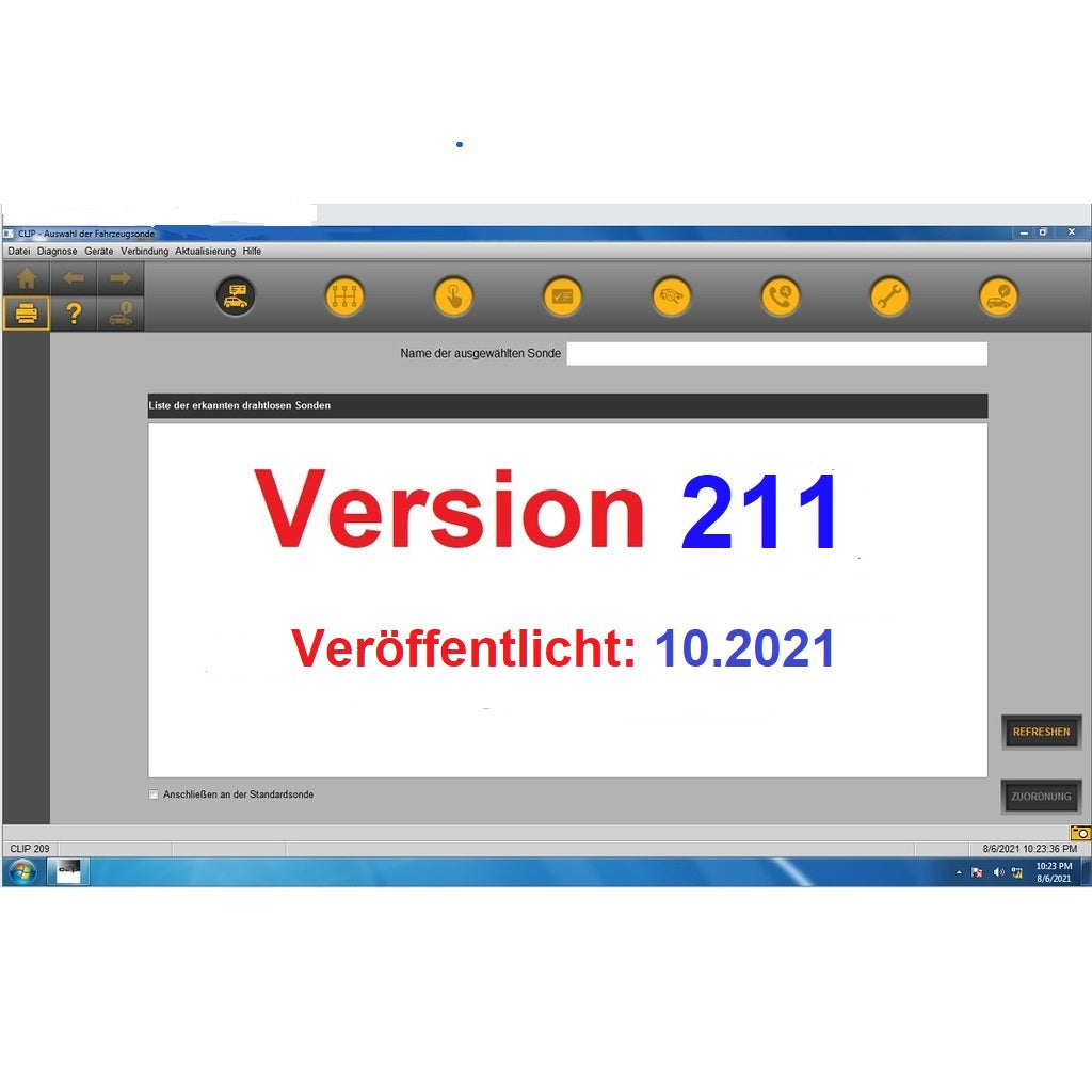 Renault Dacia CanClip 211 + Reprog 191 (10.2021) International, Mehrsprachig frei bis 12.2029 + extra Keygen für längere Freischaltung. Windows 7 und 10 jedoch nur 64bit