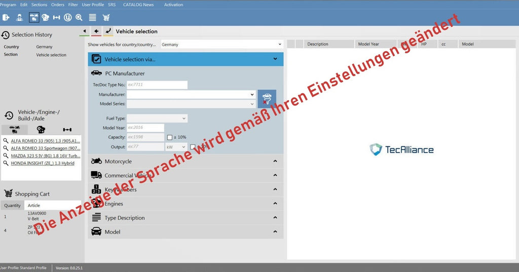 ​TecDoc 4Q.2018 Teile-Katalog, Vollversion Mehrsprachig als ISO