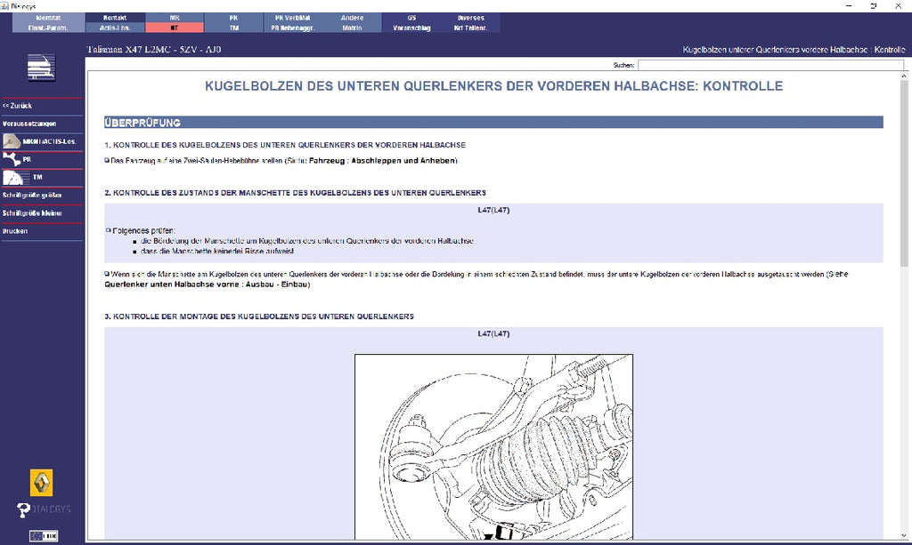 Renault Dacia Dialogys 02.2020 Applikation Programm 7.5.6 Version 4.91, sehr selten! Komplett in Deutsch