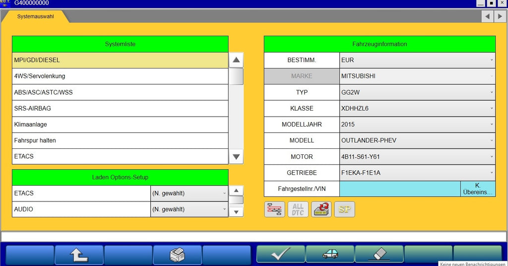 Mitsubishi M.U.T-II SE PRE 19031-00 veröffentlicht 2019 + ECU Rewrite ROM Data 2009-2018 + kostenlos dabei Mitsubishi ASA v.1.8.0.0 + Pauschalpreis-Handbuch