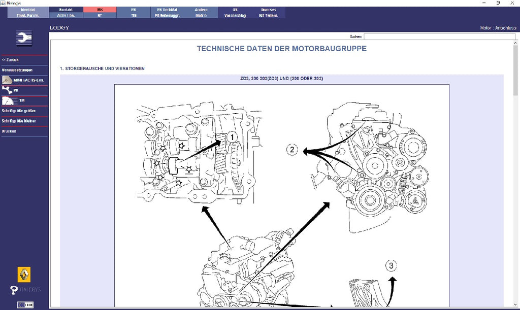 Renault Dacia Dialogys 05/2019 Applikation Programm 7.5.6 Version 4.82, sehr selten! komplett in Deutsch, incl. Motrio v.4.72