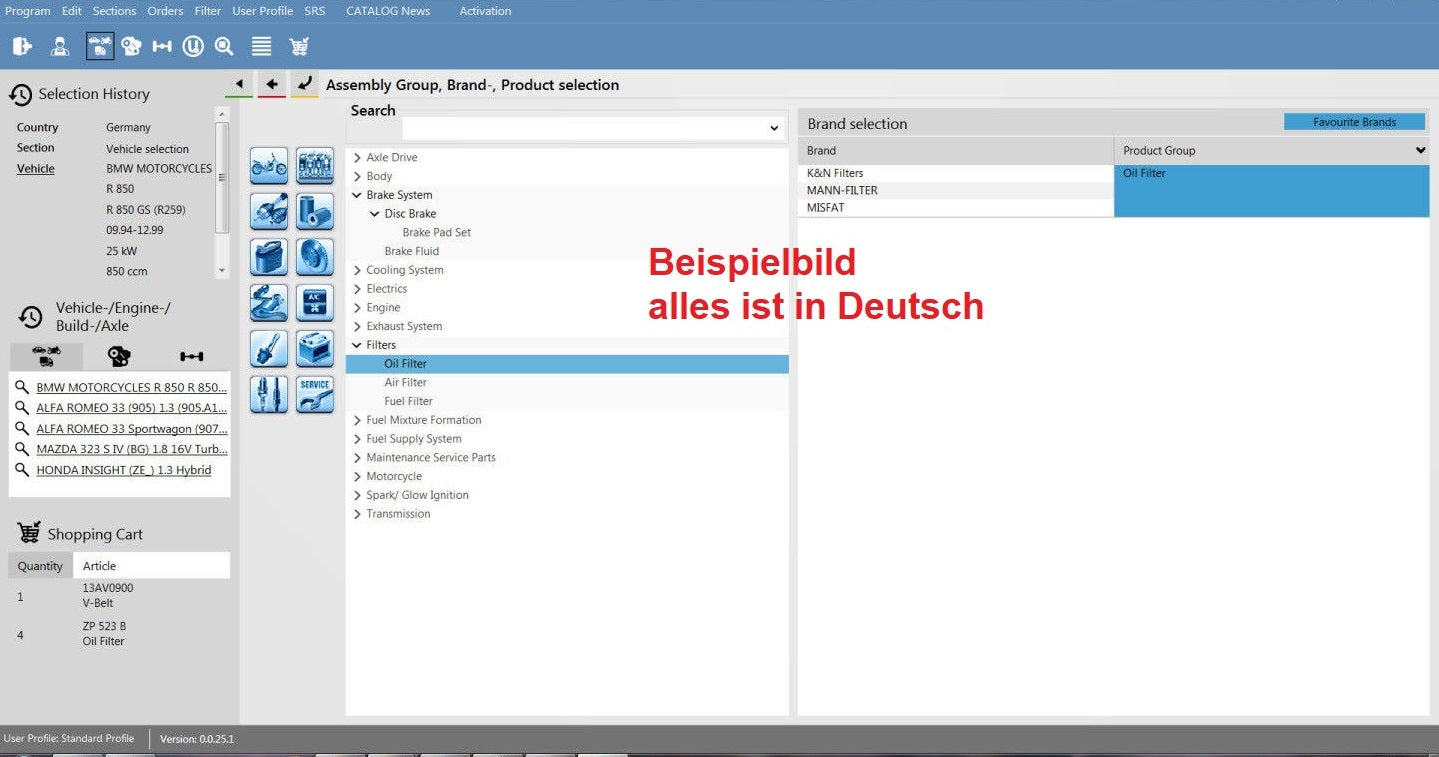 ​TecDoc 4Q.2018 Teile-Katalog, Vollversion fertig installiert