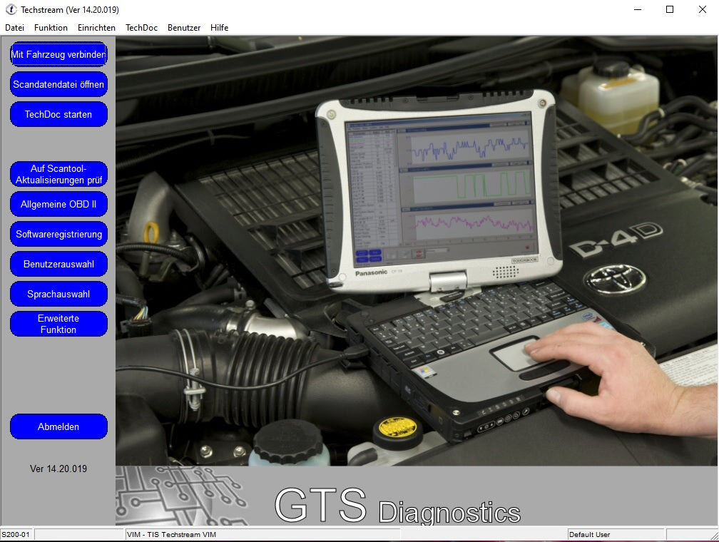 Techstream Version 14.20.019 für Toyota und Lexus GTS – Diagnose  Erscheinungsdatum: 07.2019
