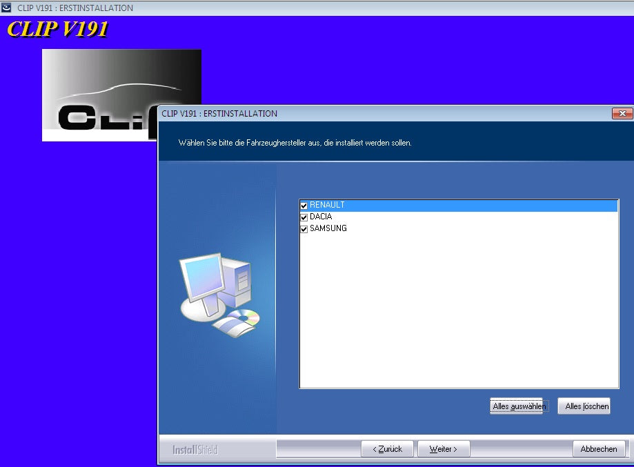 Renault Dacia CanClip 191 + Reprog 179 (10.2019) als ISO zum selber installieren