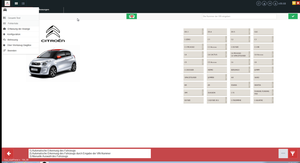 DiagBox Version 9.68 VM Ware von (04.2020) - die neueste voll funktionsfähige Diagnose- und Programmiersoftware von Peugeot und Citroen 