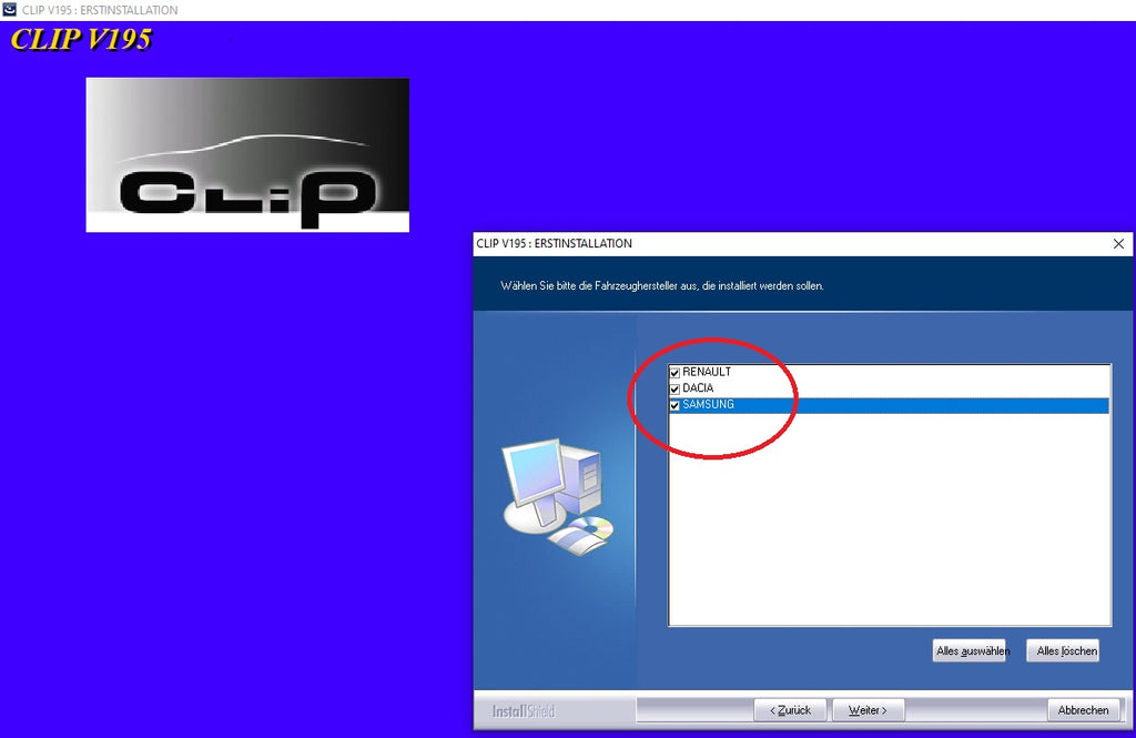 Renault Dacia CanClip 195 + Reprog 181 (03.2020) als ISO zum selber installieren, Mehrsprachig. Läuft auch unter Windows 10 32 & 64bit
