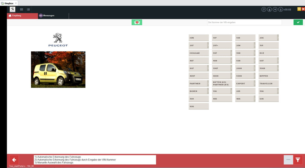 DiagBox Version 9.68 VM Ware von (04.2020) - die neueste voll funktionsfähige Diagnose- und Programmiersoftware von Peugeot und Citroen 
