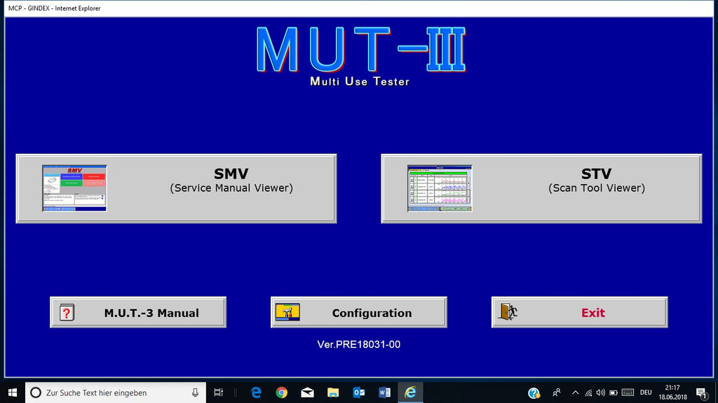 Mitsubishi M.U.T-III PRE 18031-00 veröffentlicht 05/2018     + ECU Rewrite ROM Data 2009-2018 + kostenlos dabei Mitsubishi ASA v.1.8.0.0 + Pauschalpreis-Handbuch