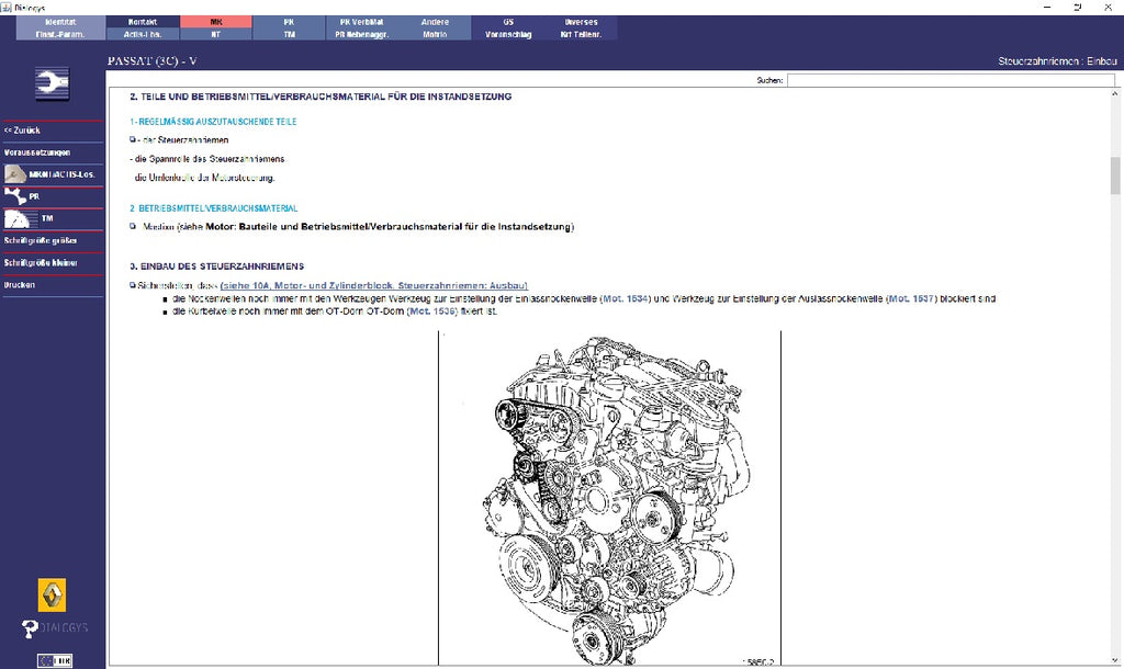 Renault Dacia Dialogys 05/2019 Applikation Programm 7.5.6 Version 4.82, sehr selten! komplett in Deutsch, incl. Motrio v.4.72