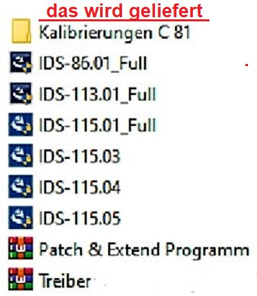 Ford IDS 115.05 + Kalibrierung C 81 Vollversion, Diagnosesoftware, Stand 11.2019