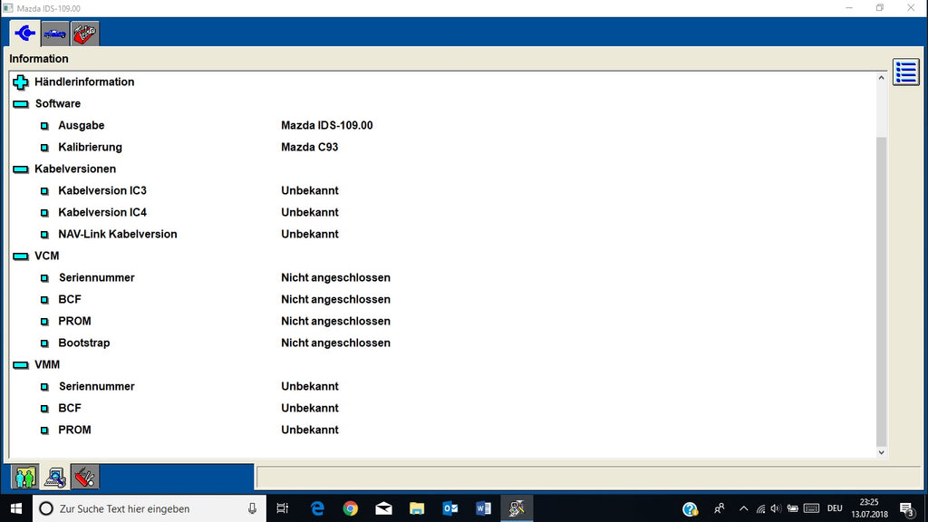 ​Mazda IDS 109.00 + Kalibrierungen v93 Diagnose Software von 04.2018 zum selber installieren