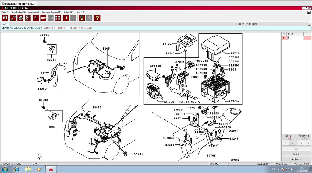 Mitsubishi M.U.T-II SE PRE 20091-00 veröffentlicht 09.2020 + ECU Rewrite ROM Data 2009-2018 + Mitsubishi ASA v.1.8.0.0 + Pauschalpreis-Handbuch