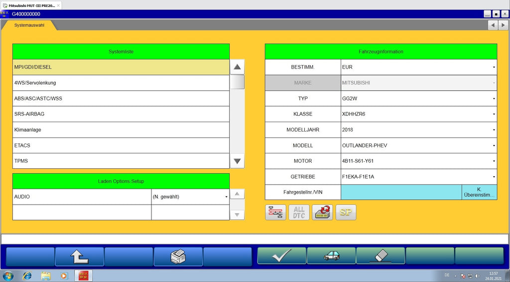 Mitsubishi M.U.T-II SE PRE 20091-00 veröffentlicht 09.2020 + ECU Rewrite ROM Data 2009-2018 + Mitsubishi ASA v.1.8.0.0 + Pauschalpreis-Handbuch