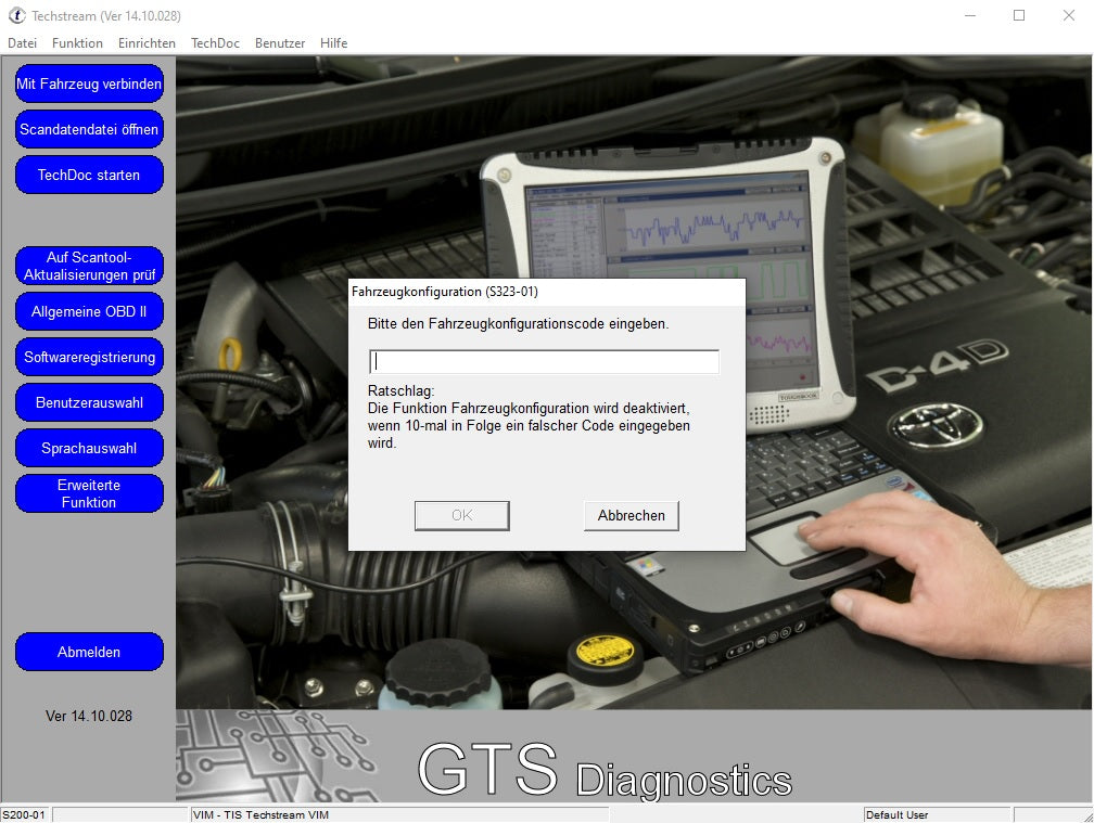 Techstream Version 14.10.028 für Toyota und Lexus GTS – Diagnose  Erscheinungsdatum: 04.2019