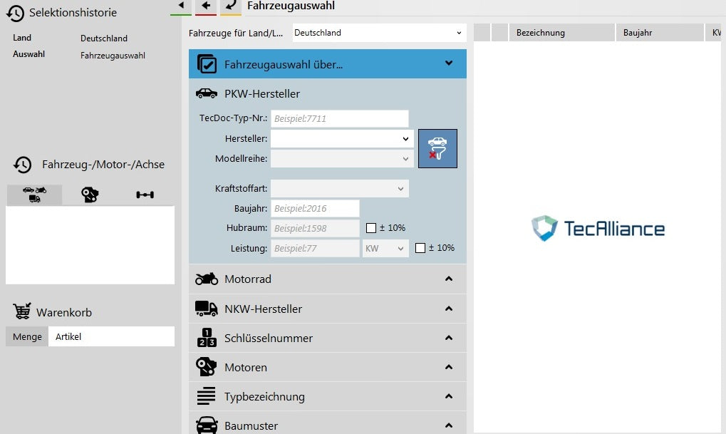 Teile-Katalog ​TecAlliance 1Q.2019 , Vollversion fertig installiert