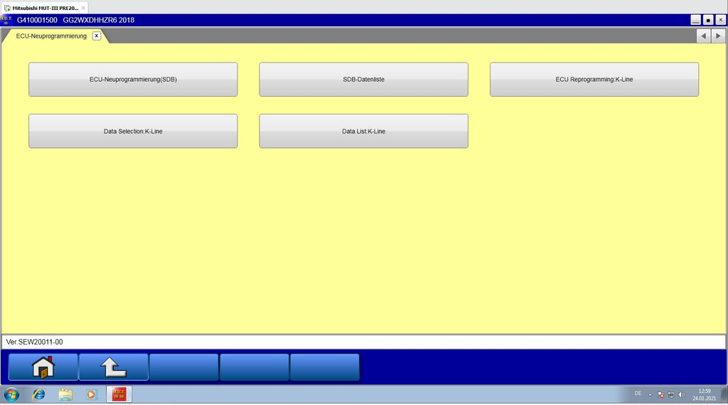Mitsubishi M.U.T-II SE PRE 20091-00 veröffentlicht 09.2020 + ECU Rewrite ROM Data 2009-2018 + Mitsubishi ASA v.1.8.0.0 + Pauschalpreis-Handbuch