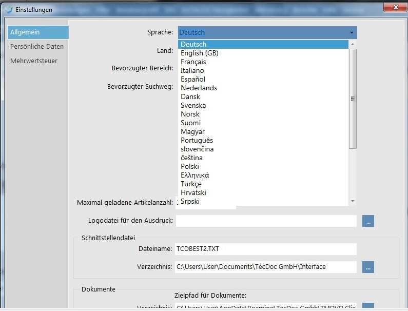 Teile-Katalog ​TecAlliance 1Q.2019 , Vollversion fertig installiert