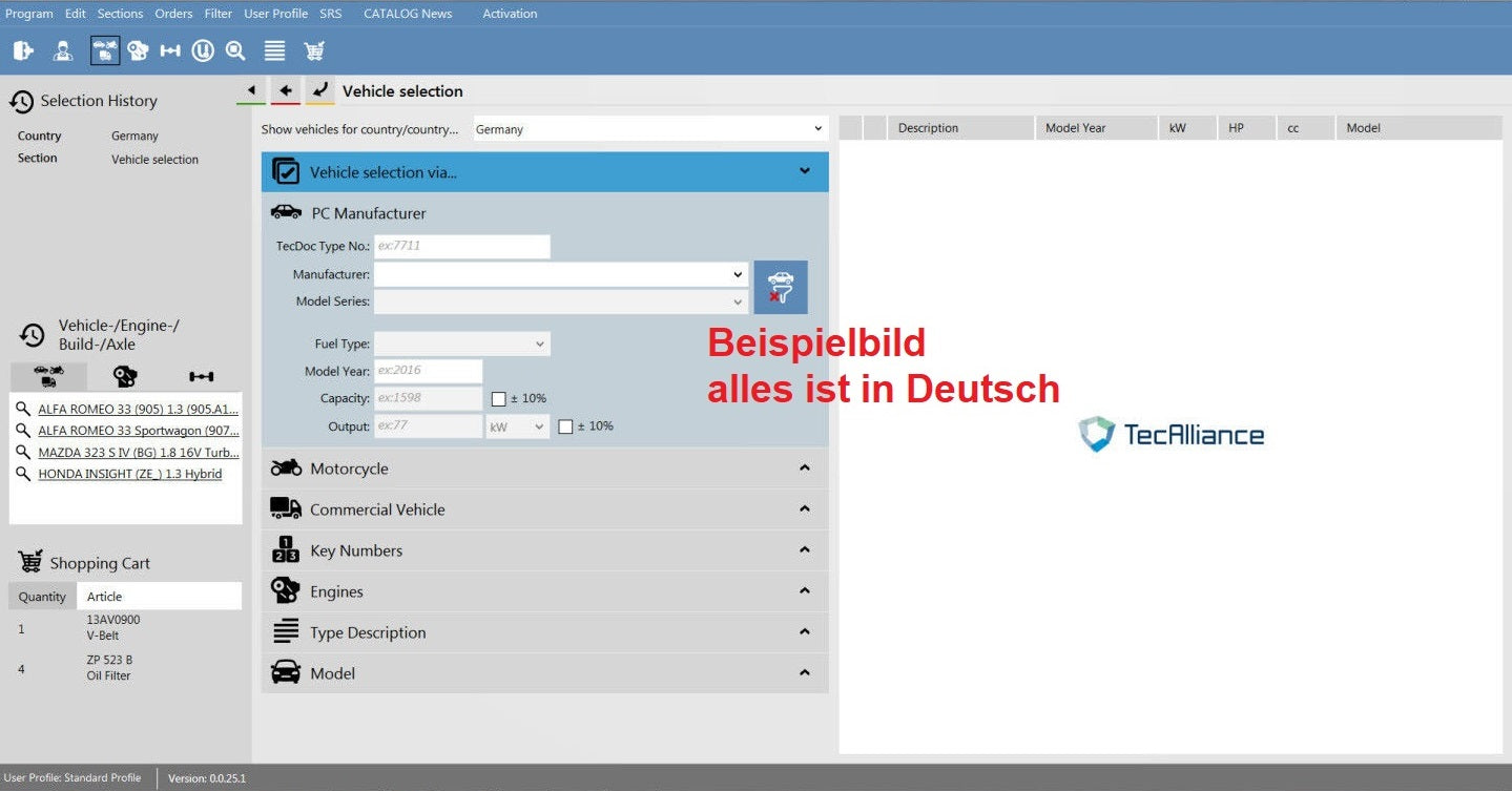 ​TecDoc 4Q.2018 Teile-Katalog, Vollversion fertig installiert